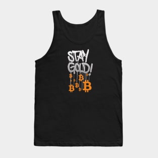 Stay Gold Bitcoin Tank Top